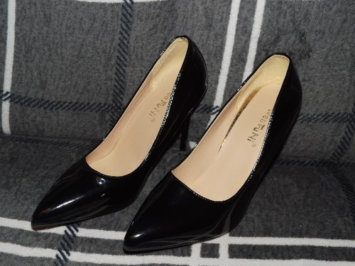 Stiletto pumps lack schwarz - stiletto,