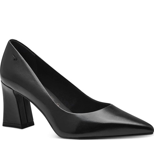 Tamaris damen schwarze leder - damen,