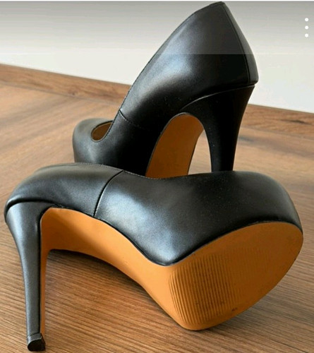 Damen plateau pumps - pumps, schwarz