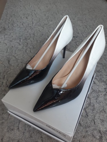Schwarze lack pumps - lack,