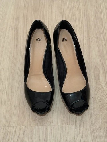 Peeptoe pumps schwarz in - h&m,